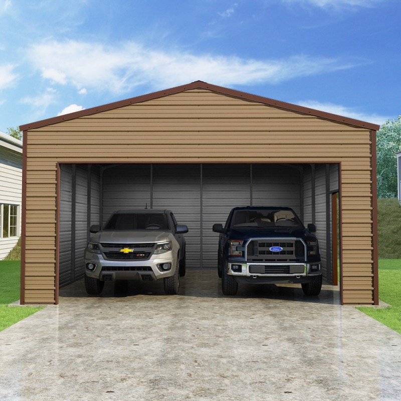 Versatube 20x20x8 Frontier Steel Garage Kit (FB2202010516 )