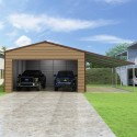 Versatube 20x20x10 Frontier Steel Garage Lean-To Kit (FBL2202010516 )