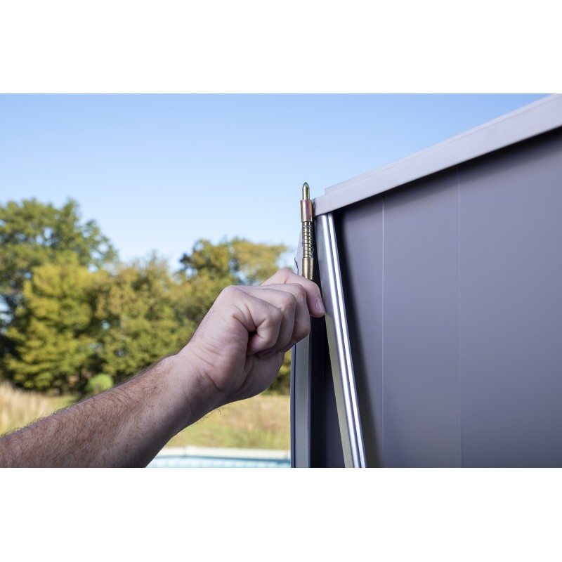Arrow 4x3 Spacemaker Patio Steel Storage Shed (PS43) Arrow 4x3 Spacemaker Patio Steel Storage Shed (PS43)