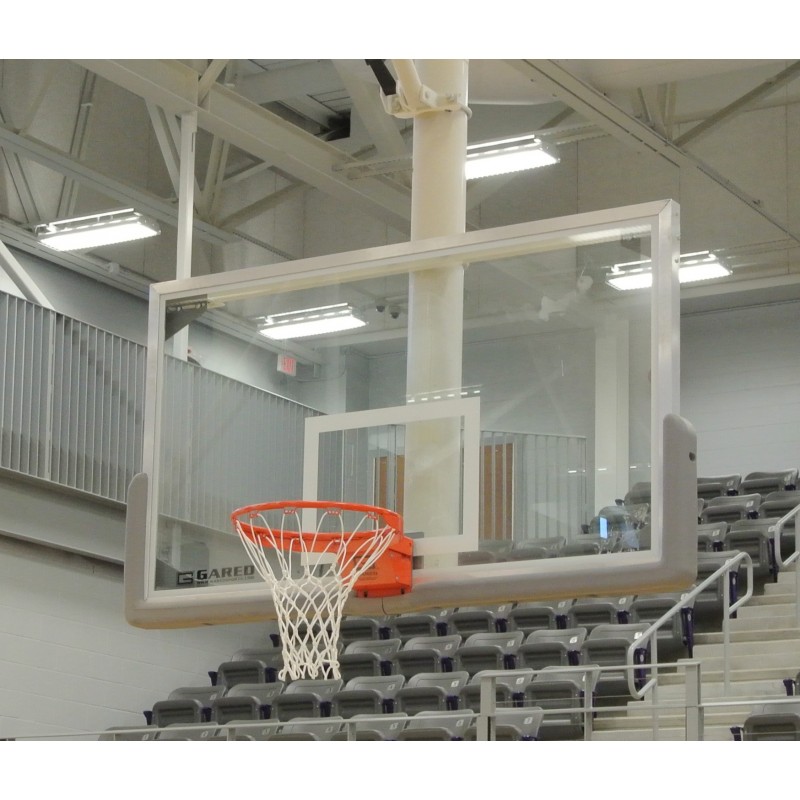 Gared 42” x 72” Regulation Glass Backboard with Aluminum Frame (AFRG42)