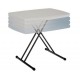 Lifetime 30 x 20 in. Personal Adjustable Height Folding Table (Almond) 28240