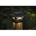 Classy Caps Kingbridge Dual Lighted Solar Post Cap - Black (SLK807B)