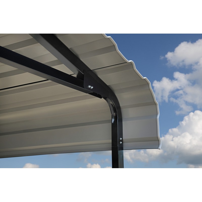 Arrow 14x20x14 Steel RV Carport Kit - Eggshell (CPH142014)