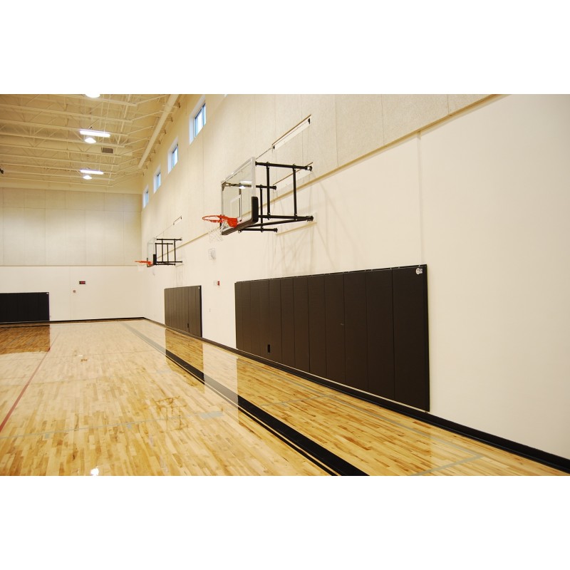 Gared Wall Pad with Neoprane Class A Foam, Standard Size, 2' x 6' x 2" (4130-6STD)