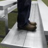 Gared 4-Row Low Rise Fixed Spectator Bleacher, 12" Plank, 8 ft, Double Foot Planks (GSNB0408DFLR) Gared 4-Row Low Rise Fixed Spectator Bleacher, 12" Plank, 8 ft, Double Foot Planks (GSNB0408DFLR)