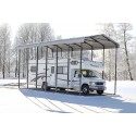 Arrow 14x29x14 Steel RV Carport Kit - Eggshell (CPH142914)