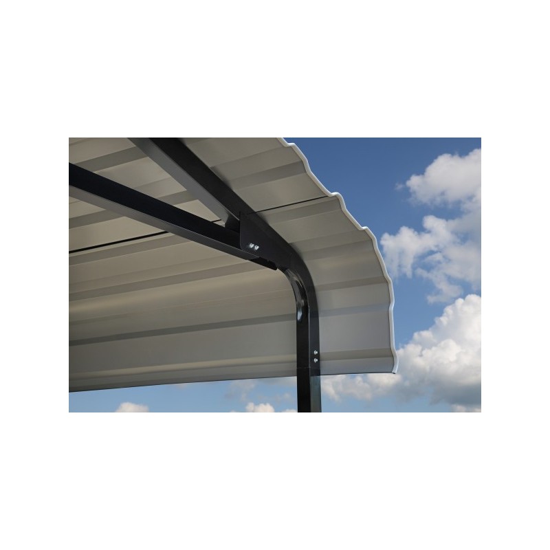 Arrow 14x33x14 Steel RV Carport Kit - Eggshell (CPH143314)