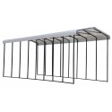 Arrow 14x38x14 Steel RV Carport Kit - Eggshell (CPH143814)