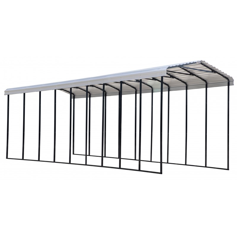 Arrow 14x42x14 Steel RV Carport Kit - Eggshell (CPH144214)