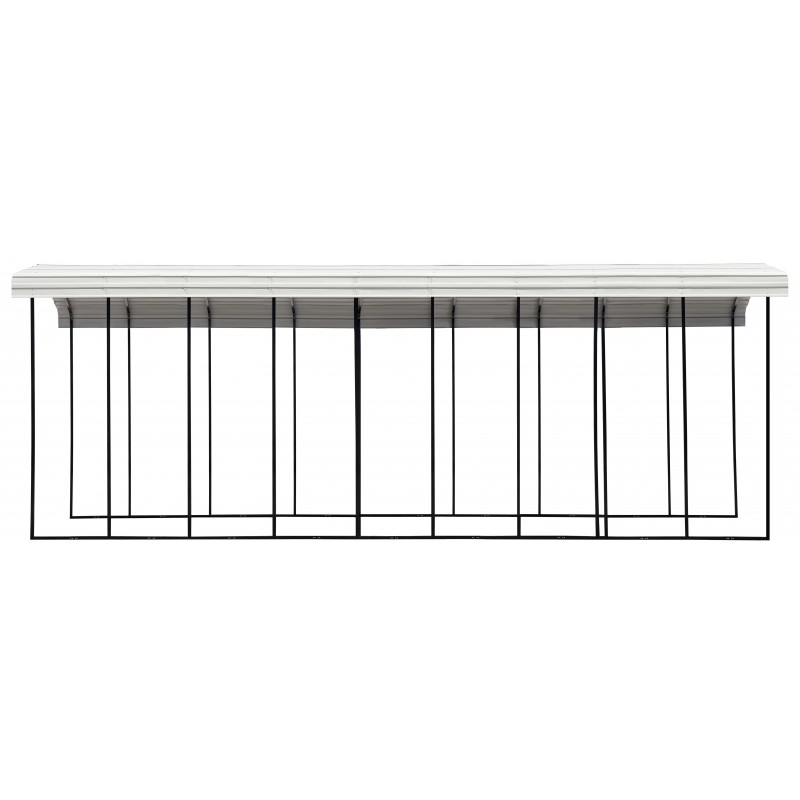 Arrow 14x42x14 Steel RV Carport Kit - Eggshell (CPH144214)