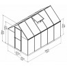Palram Mythos 6x10 Greenhouse Kit - Green (HG5010G) Palram Mythos 6x10 Greenhouse Kit - Green (HG5010G)