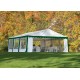 ShelterLogic 20x20/ 6x6m Party Tent Enclosure Kit - Green/White (25922)