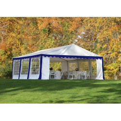 ShelterLogic 20x20/ 6x6m Party Tent Enclosure Kit - Blue/White (25921)