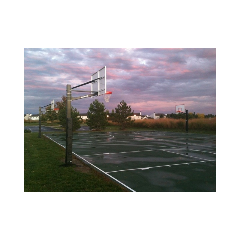 Gared Endurance Playground System, 6" Square Post, 6' Extension, 1260B Steel Backboard, 8550 Goal (GP106S60)