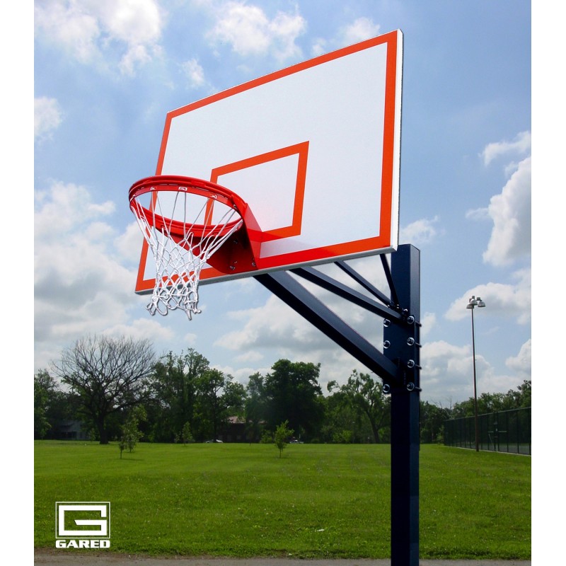 Gared Endurance Playground System, 6" Square Post, 6' Extension, 1260B Steel Backboard, 8550 Goal (GP106S60)