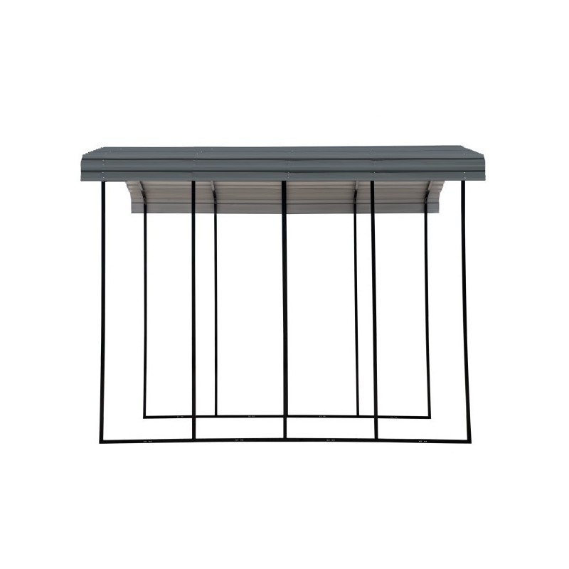 Arrow 14x20x14 Steel RV Carport Kit - Charcoal (CPHC142014)
