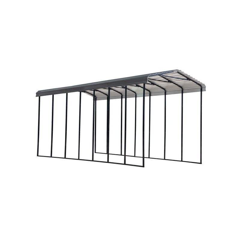 Arrow 14x33x14 Steel RV Carport Kit - Charcoal (CPHC143314)
