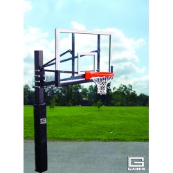 Gared Endurance Playground System, 6" Square Post, 5' Extension, BB60G38 Glass Backboard, 8800 Goal (GP105G60)