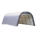 ShelterLogic 12x20x8 Round Style Shelter, Grey (71332)