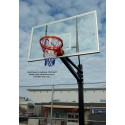 Gared Endurance Playground System, 6" Square Post, 4' Extension, BB72P50 Polycarbonate Backboard, 8800 Goal (GP104PC72)