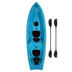 Lifetime Envoy 106 Sit-On-Top Tandem Kayak - Glacier Blue w/ Paddles (90931)