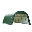 Shelter Logic 12x28x8 Round Style Shelter, Green (76642)