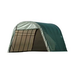 Shelter Logic 13x20x10 Round Style Shelter, Green (73342)