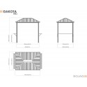 Sojag Dakota 6x8 Grill Gazebo Kit (500-9166873)