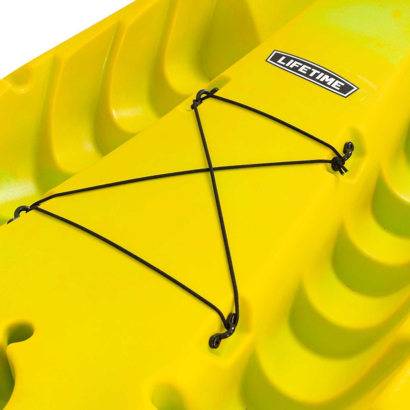 Lifetime Manta 100 Tandem Kayak w/ Paddles - Yellow Lime (91071)