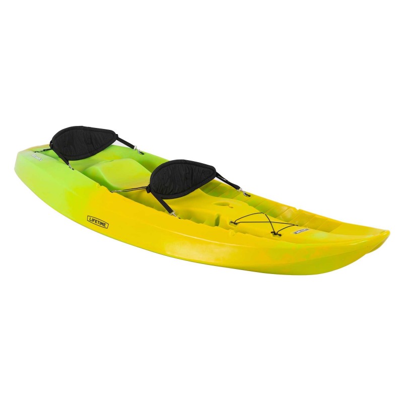 Lifetime Manta 100 Tandem Kayak w/ Paddles - Yellow Lime (91071)