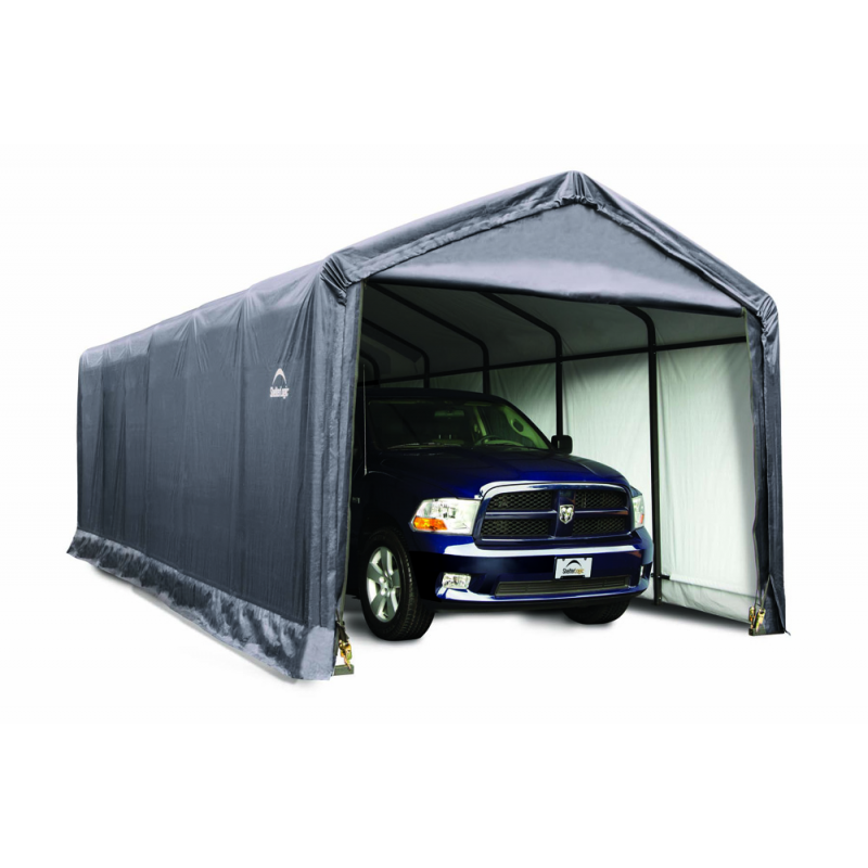 ShelterLogic 12x30x11 ShelterTUBE Storage Shelter, Grey (62808)