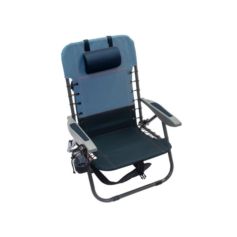 RIO Lace Up Steel Removable Backpack Chair - Blue Sky/Navy (GR529-432-1)