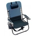 RIO Lace Up Steel Removable Backpack Chair - Blue Sky/Navy (GR529-432-1)