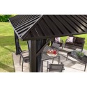 Sojag 10x10 Genova Gazebo Kit - Dark Brown (500-9165036)