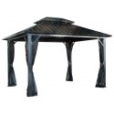 Sojag 12x12 Genova Gazebo Kit - Dark Brown (500-9165050)