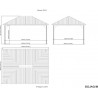 Sojag 12x16 Genova Gazebo Kit - Dark Brown (500-9165852) Sojag 12x16 Genova Gazebo Kit - Dark Brown (500-9165852)