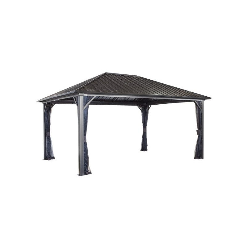 Sojag 12x16 Genova Gazebo Kit - Dark Brown (500-9165852)
