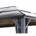 Sojag 12x16 Meridien Gazebo Kit - Dark Gray (500-9162950)