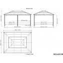 Sojag 12x16 Meridien Gazebo Kit - Dark Gray (500-9162950)