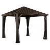 Sojag 10x10 Dakota Gazebo Kit - Dark Brown (500-9165012) Sojag 10x10 Dakota Gazebo Kit - Dark Brown (500-9165012)