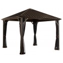 Sojag 8x8 Dakota Gazebo Kit - Dark Brown (500-9164992)