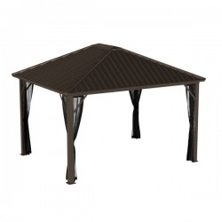 Sojag 10x12 Dakota Gazebo Kit - Dark Brown (500-9165029)