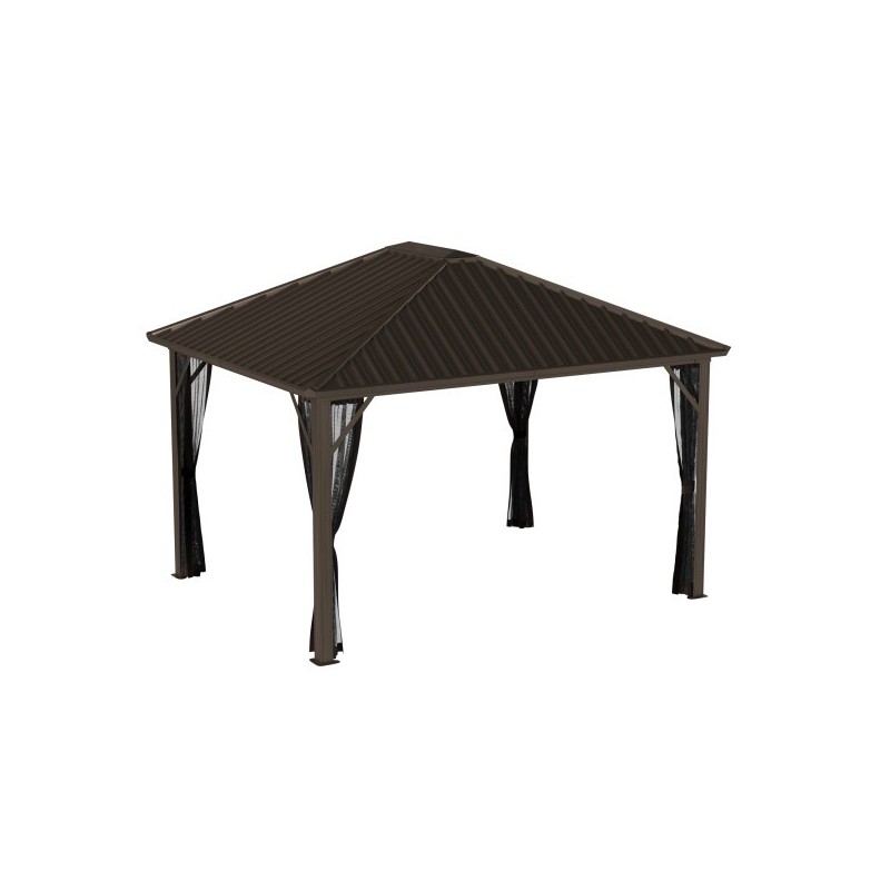 Sojag 10x12 Dakota Gazebo Kit - Dark Brown (500-9165029)