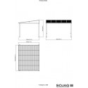 Sojag 10x12 Portland Wall-Mounted Gazebo Kit - Dark Brown (500-9165470) Sojag 10x12 Portland Wall-Mounted Gazebo Kit - Dark Brown (500-9165470)