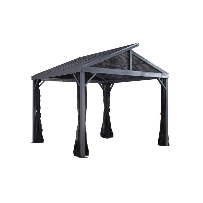 Sojag 8x8 Sanibel II Gazebo Kit - Light Gray (500-9162844)
