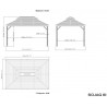 Sojag 10x14 Mykonos II Double Roof Gazebo Kit - Dark Gray (500-9165210) Sojag 10x14 Mykonos II Double Roof Gazebo Kit - Dark Gray (500-9165210)
