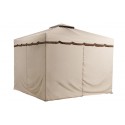 Sojag 10x10 Roma Gazebo Kit - Beige w/ Brown Trim (500-9165388)