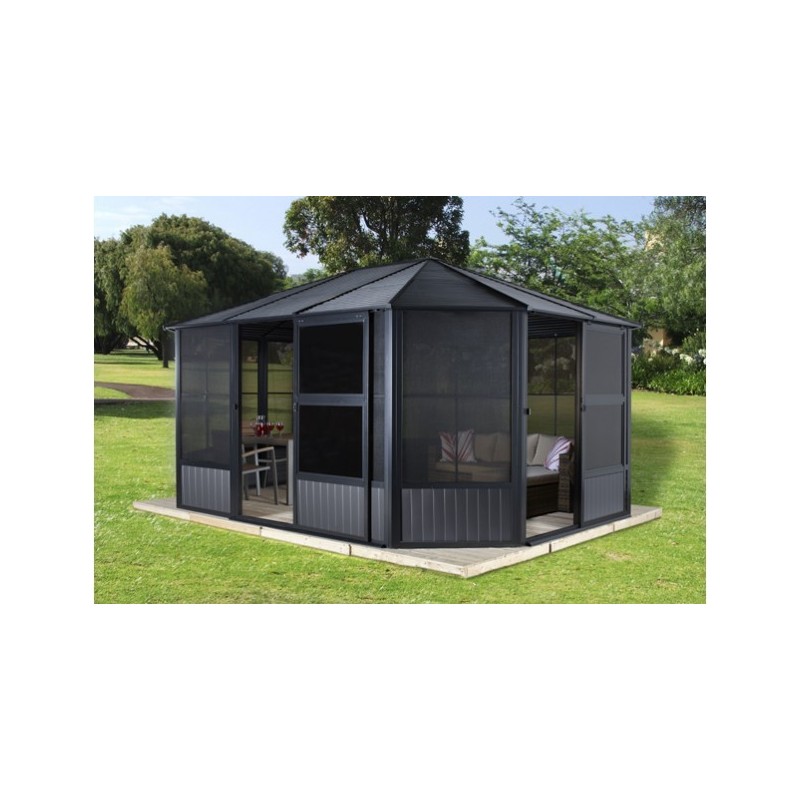 Sojag 12x18 Charleston Solarium Outdoor Gazebo Kit (448-9163018)
