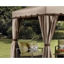 Sojag 10x12 Roma Gazebo Kit - Beige w/ Brown Trim (500-9165395)