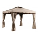 Sojag 10x12 Roma Gazebo Kit - Beige w/ Brown Trim (500-9165395)